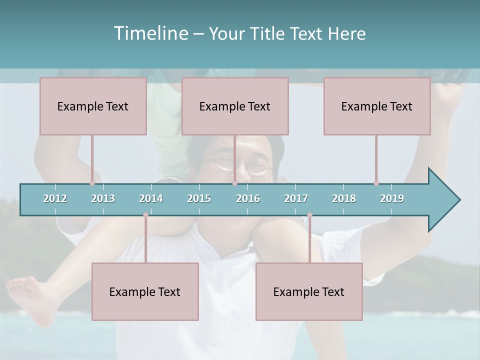 Spring Love Daughter PowerPoint Template