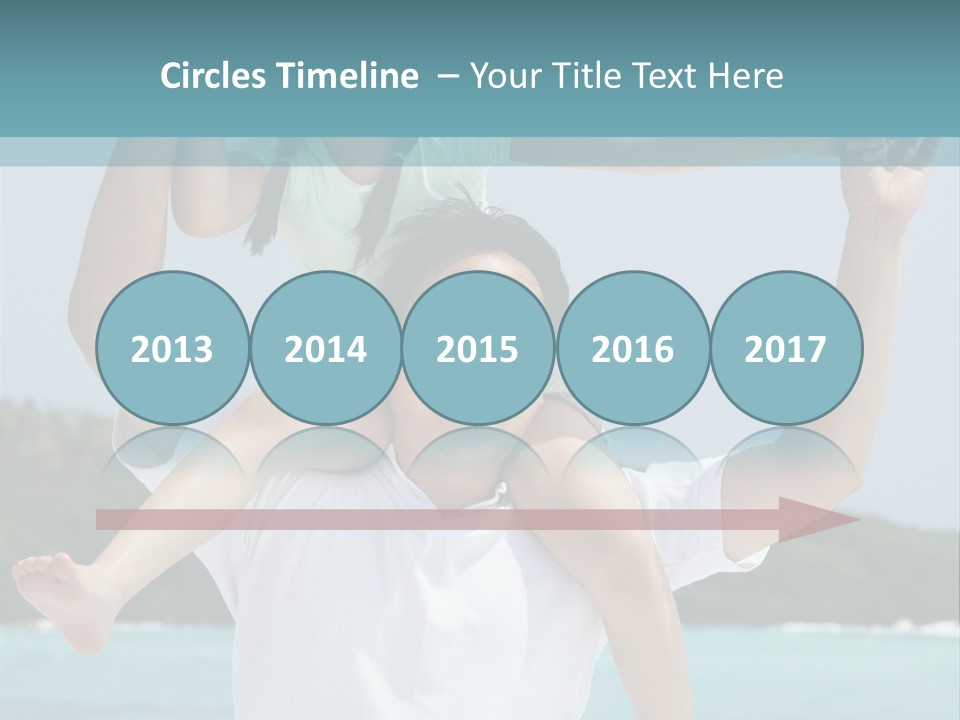 Spring Love Daughter PowerPoint Template