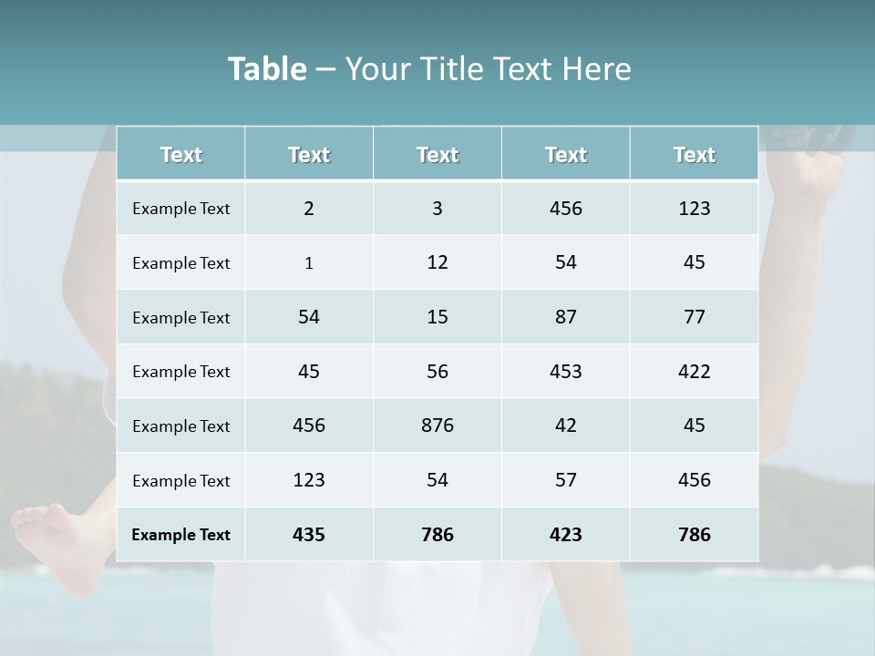 Spring Love Daughter PowerPoint Template