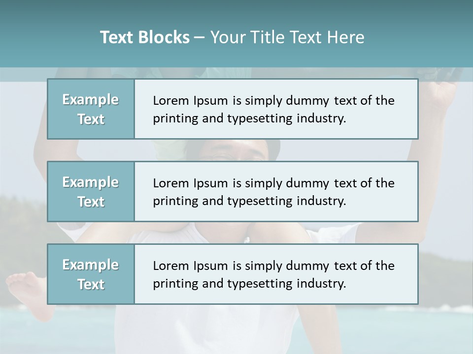 Spring Love Daughter PowerPoint Template