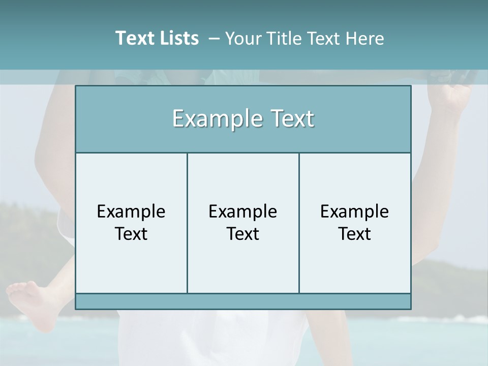 Spring Love Daughter PowerPoint Template