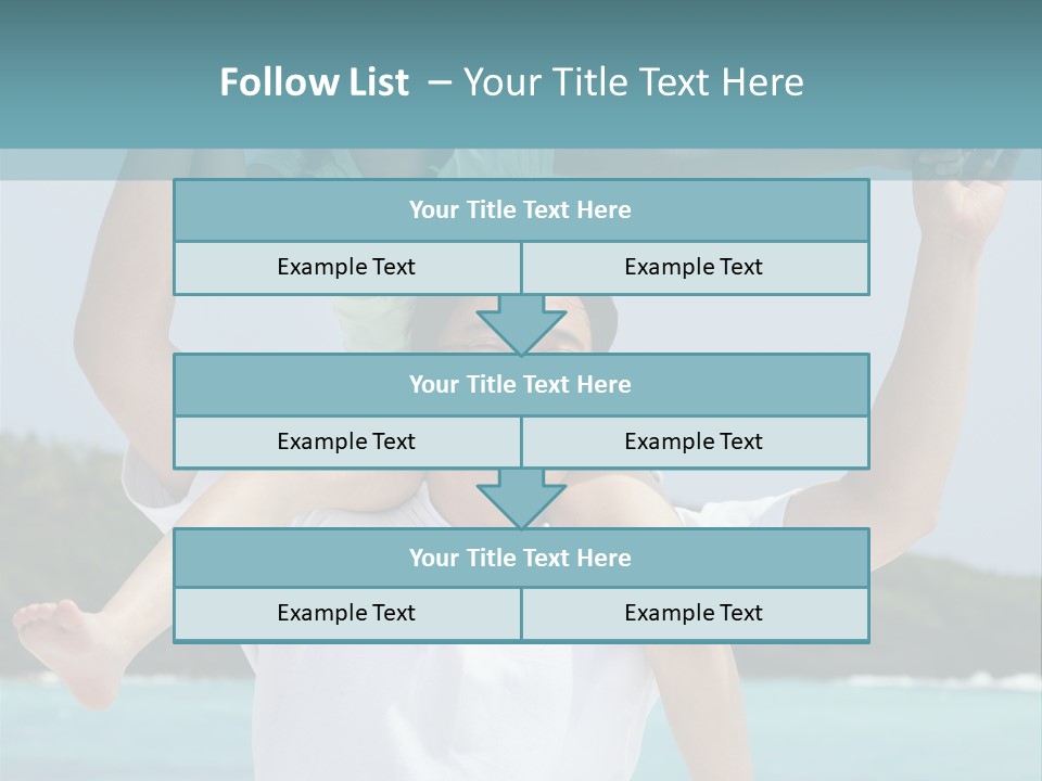 Spring Love Daughter PowerPoint Template