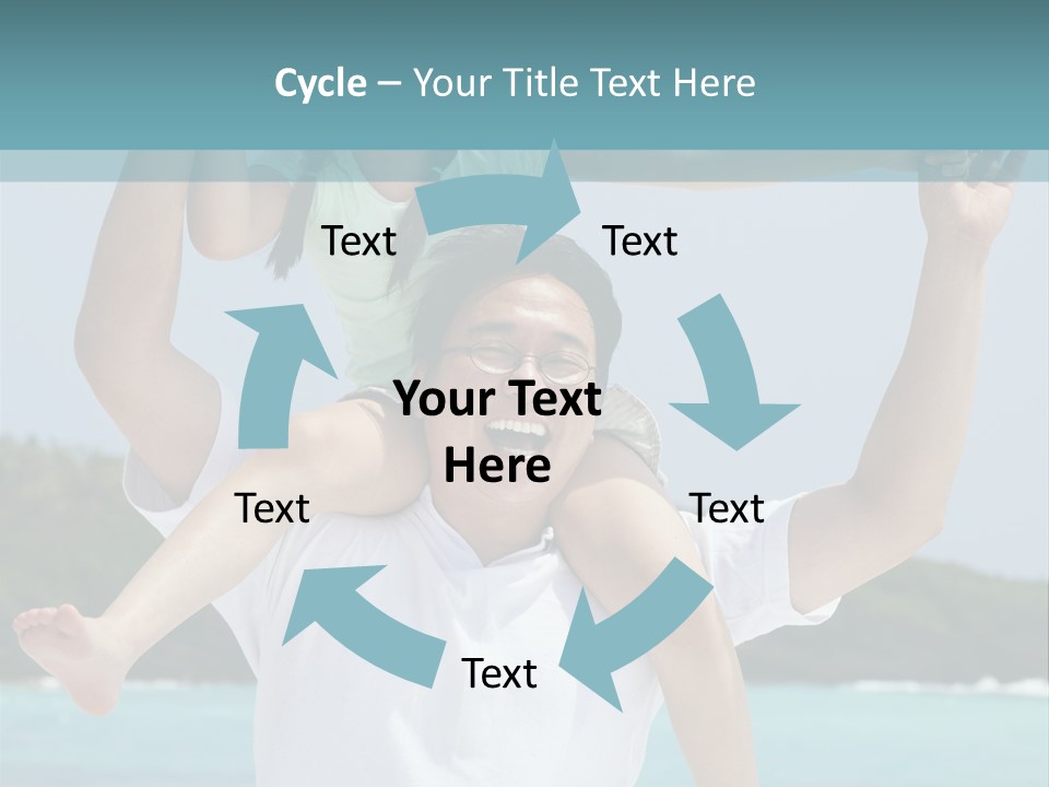 Spring Love Daughter PowerPoint Template