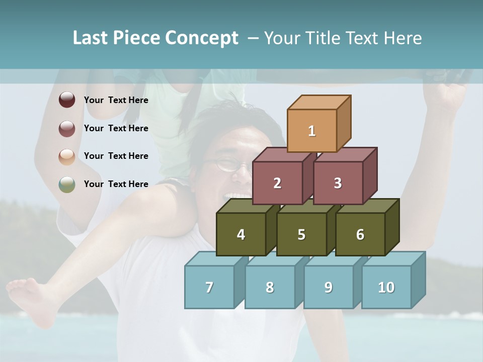 Spring Love Daughter PowerPoint Template