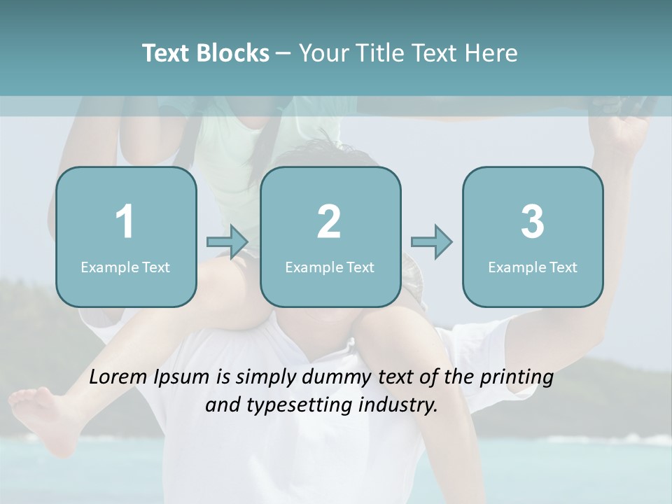 Spring Love Daughter PowerPoint Template