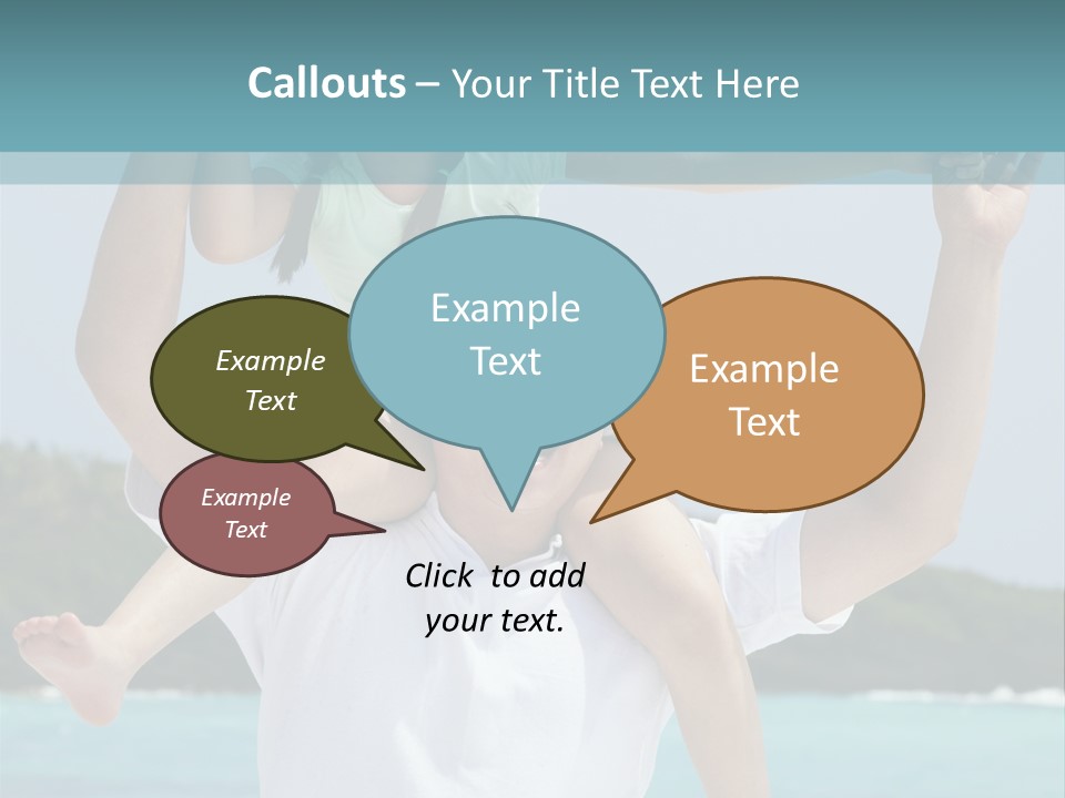 Spring Love Daughter PowerPoint Template