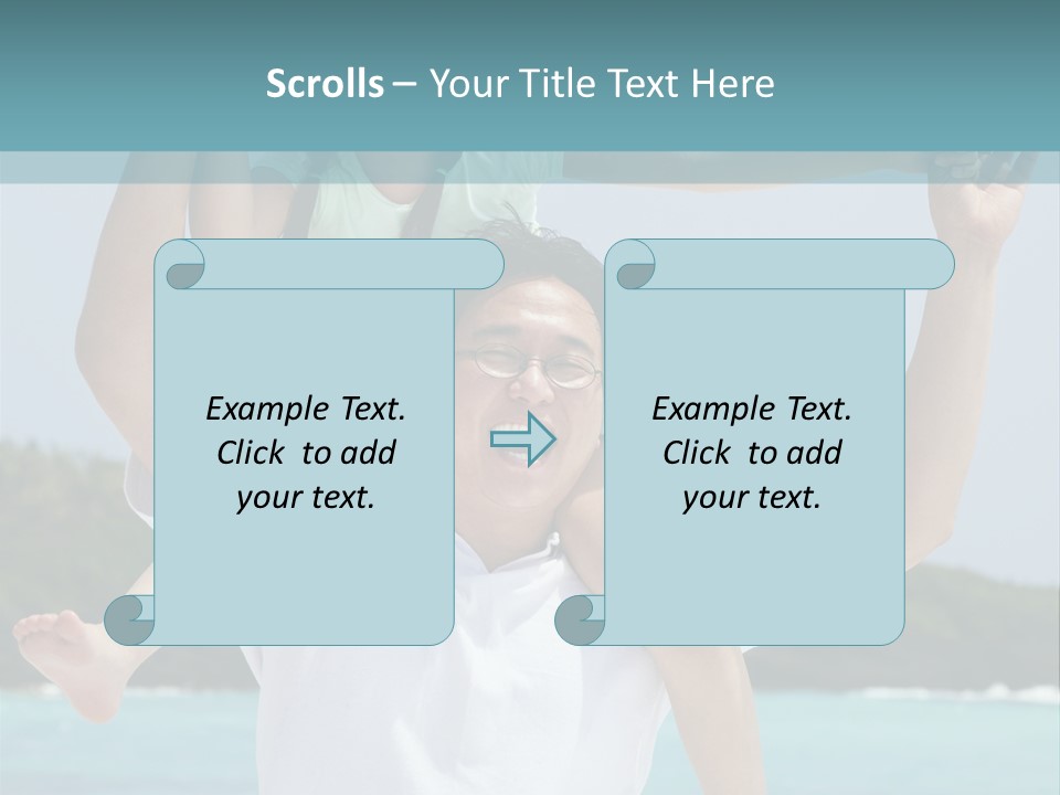 Spring Love Daughter PowerPoint Template