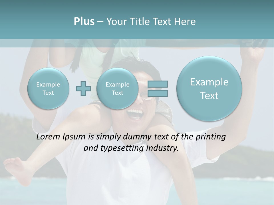 Spring Love Daughter PowerPoint Template