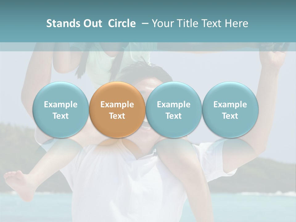 Spring Love Daughter PowerPoint Template