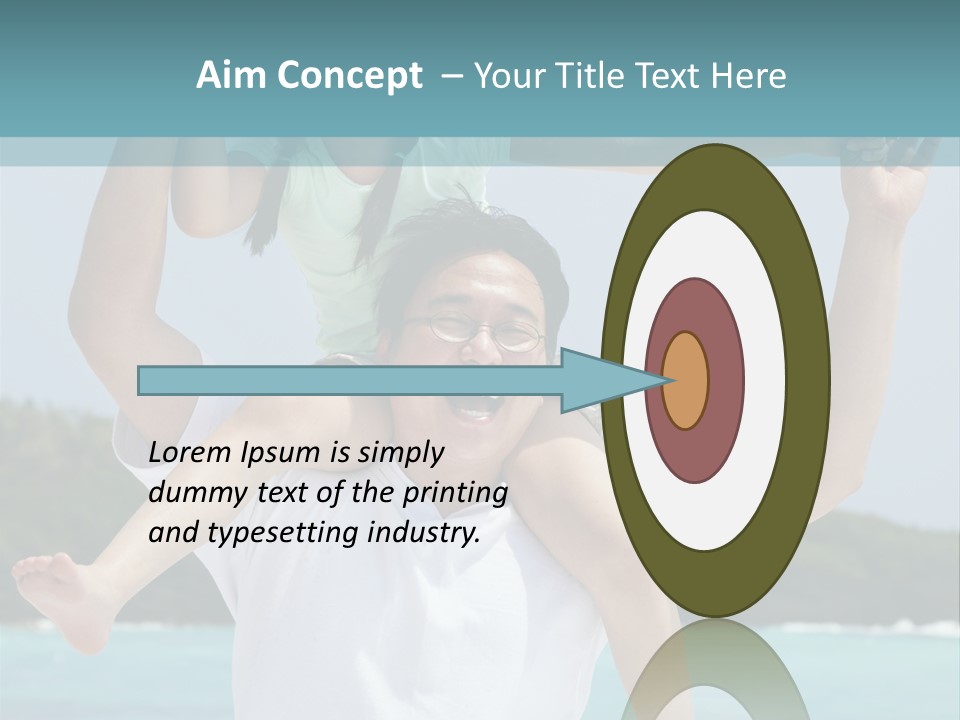 Spring Love Daughter PowerPoint Template