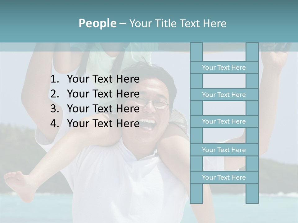 Spring Love Daughter PowerPoint Template