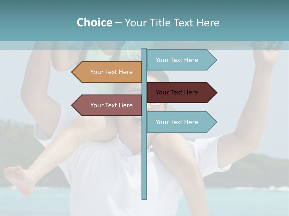 Spring Love Daughter PowerPoint Template