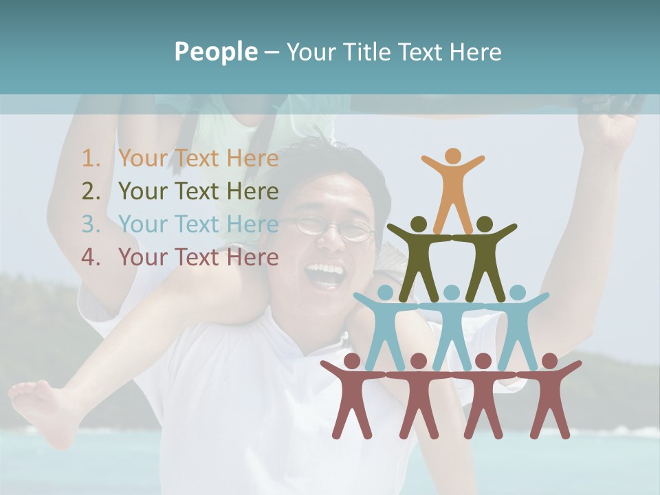 Spring Love Daughter PowerPoint Template