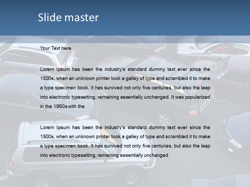 Row Emotional Road PowerPoint Template