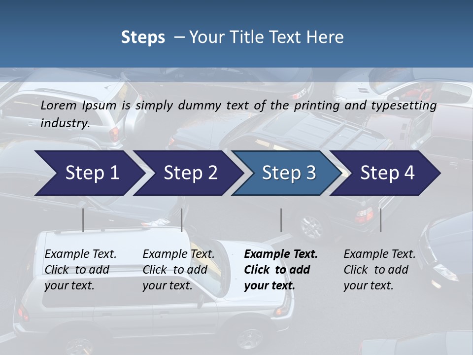 Row Emotional Road PowerPoint Template