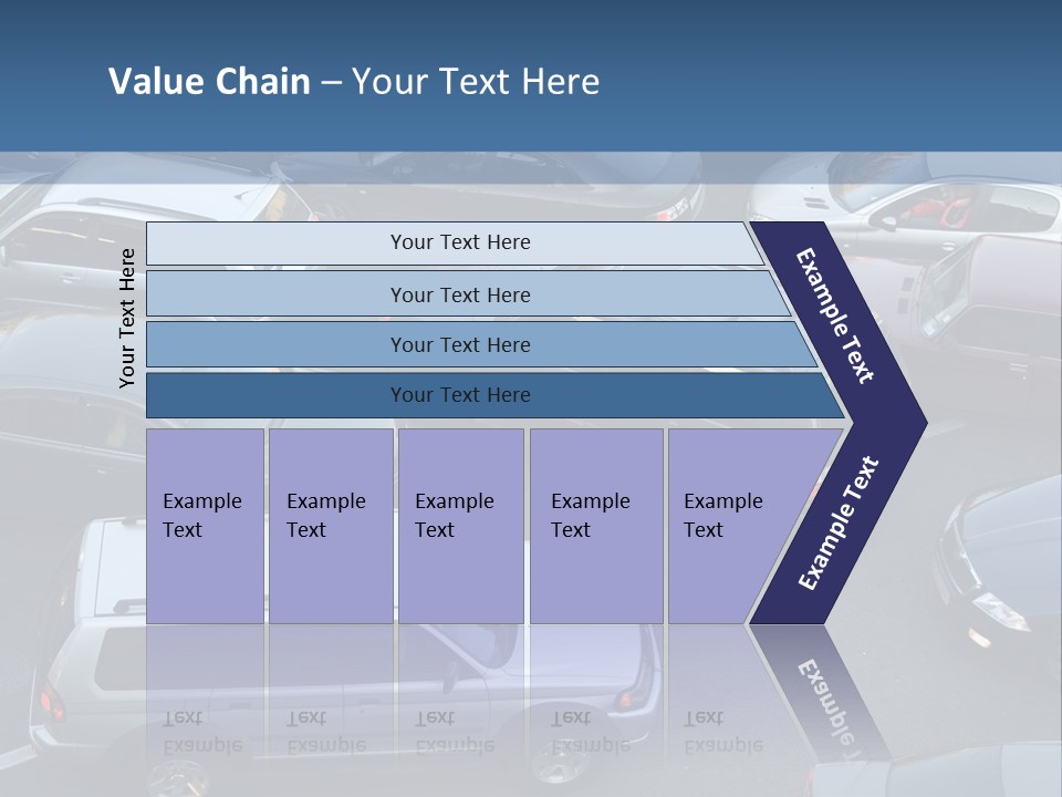 Row Emotional Road PowerPoint Template
