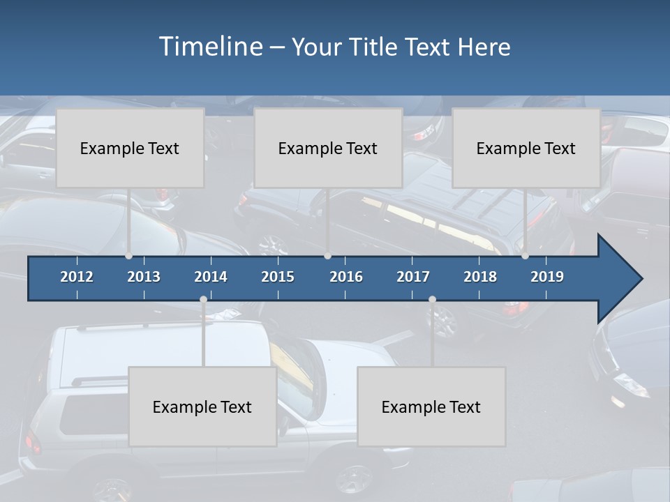 Row Emotional Road PowerPoint Template