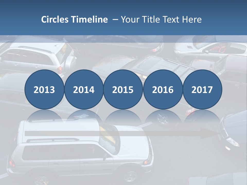 Row Emotional Road PowerPoint Template