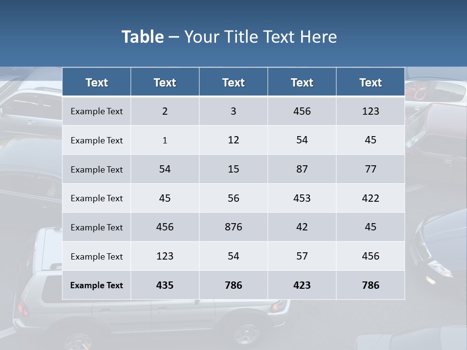 Row Emotional Road PowerPoint Template