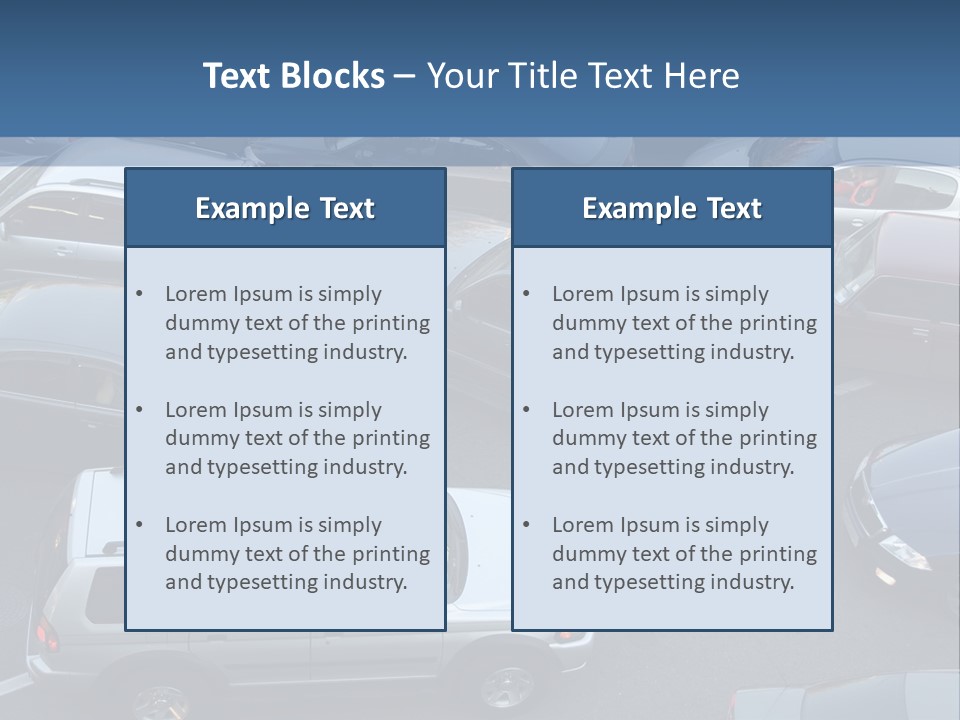 Row Emotional Road PowerPoint Template