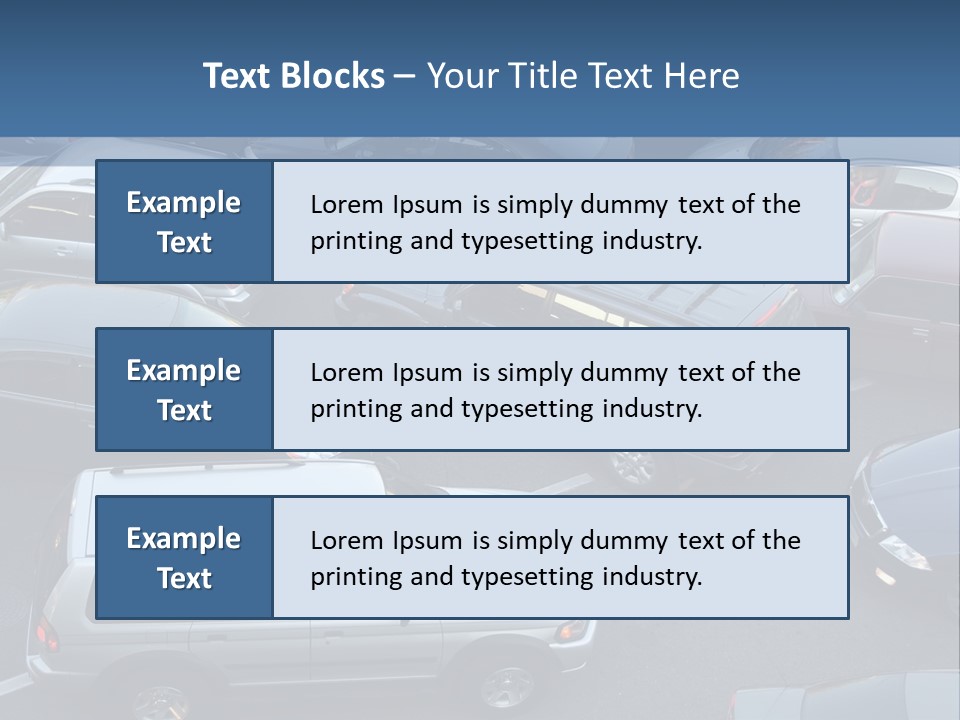 Row Emotional Road PowerPoint Template