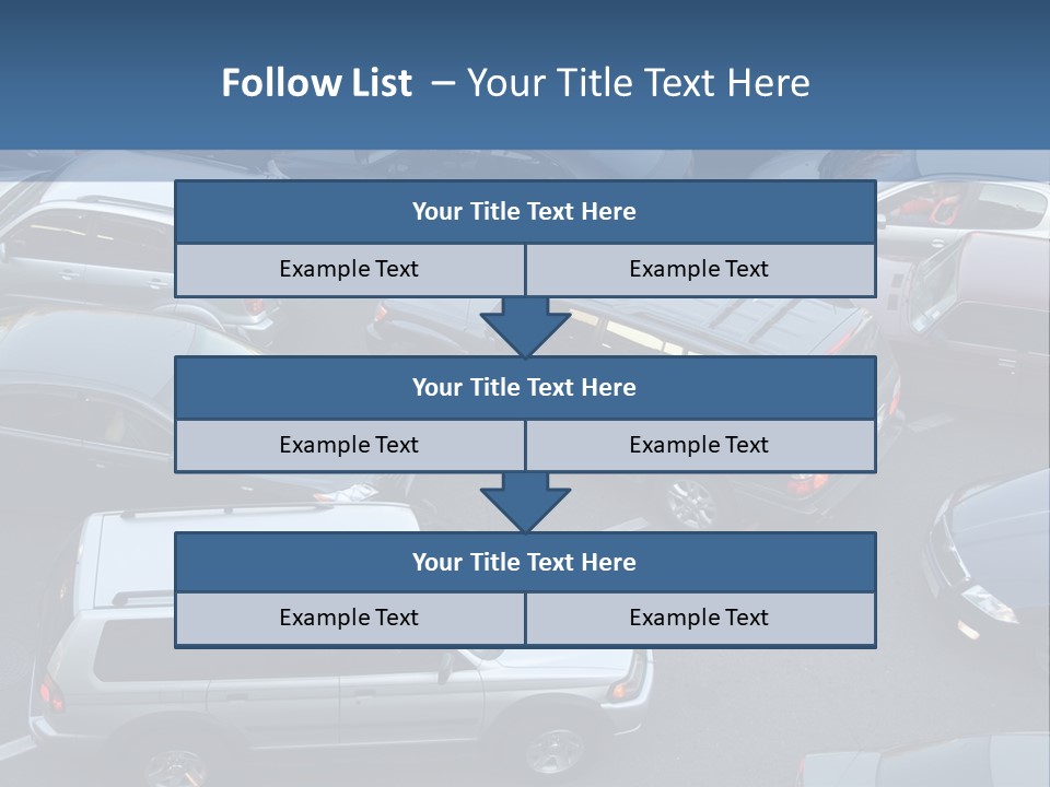 Row Emotional Road PowerPoint Template