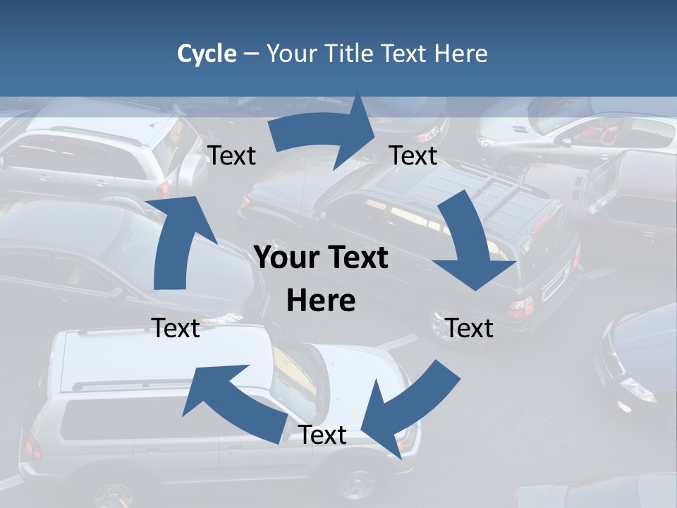 Row Emotional Road PowerPoint Template