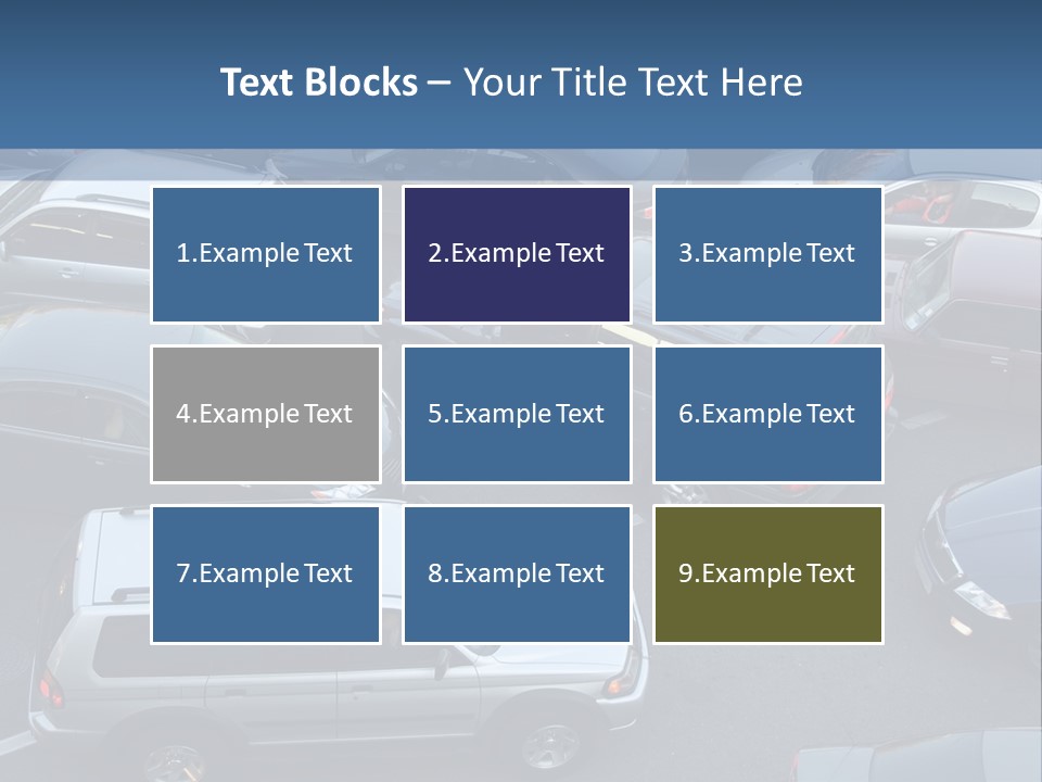 Row Emotional Road PowerPoint Template