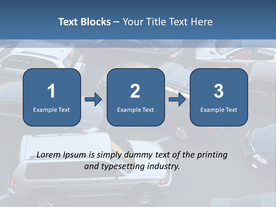 Row Emotional Road PowerPoint Template