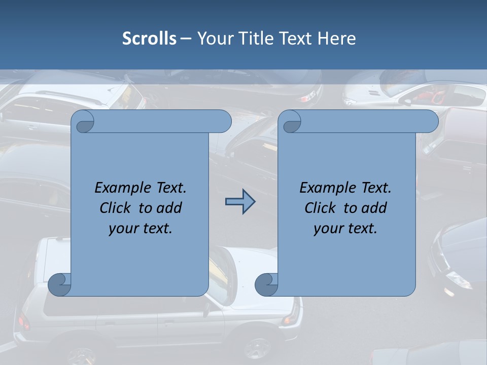 Row Emotional Road PowerPoint Template