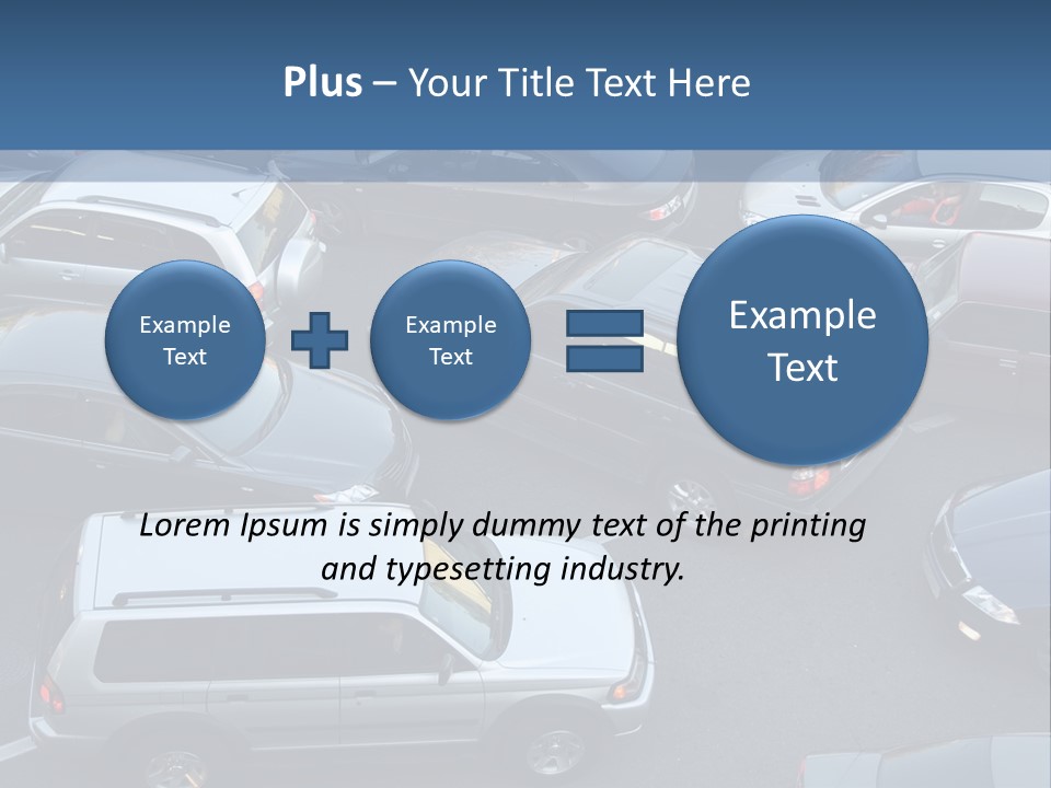 Row Emotional Road PowerPoint Template