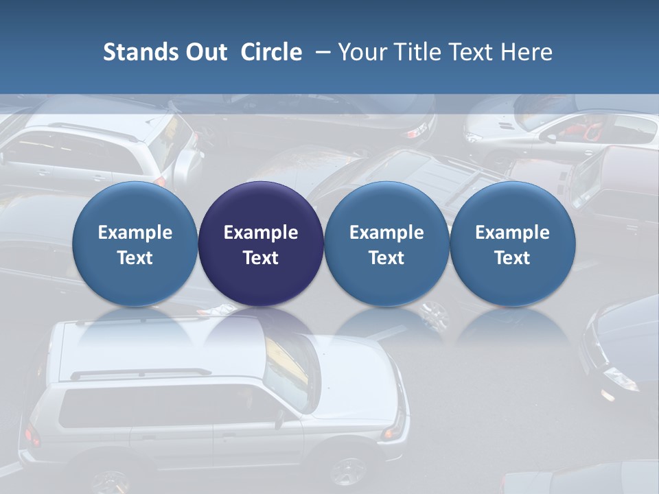 Row Emotional Road PowerPoint Template