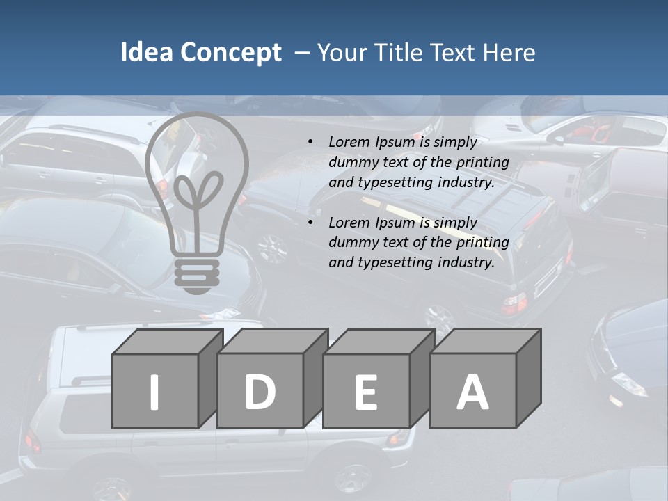 Row Emotional Road PowerPoint Template