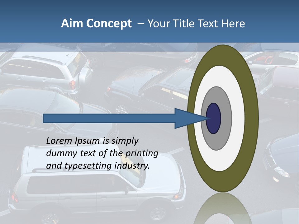 Row Emotional Road PowerPoint Template