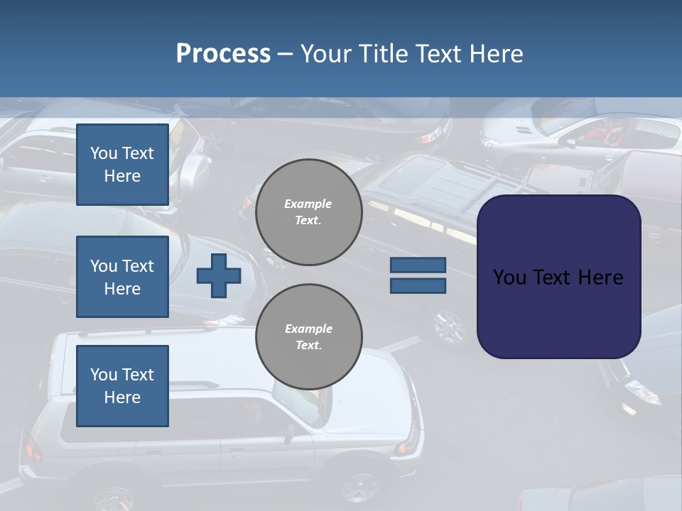 Row Emotional Road PowerPoint Template