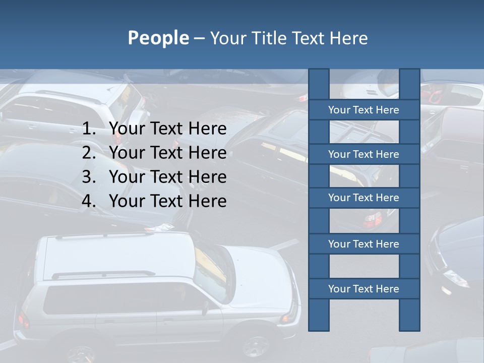 Row Emotional Road PowerPoint Template