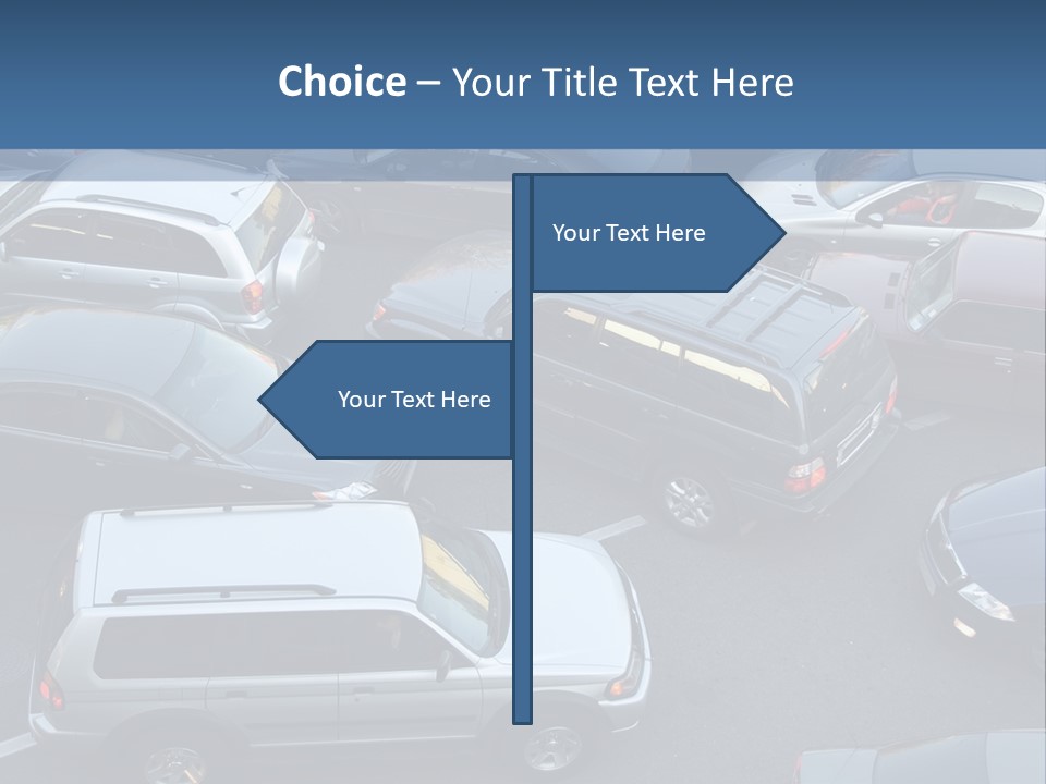 Row Emotional Road PowerPoint Template