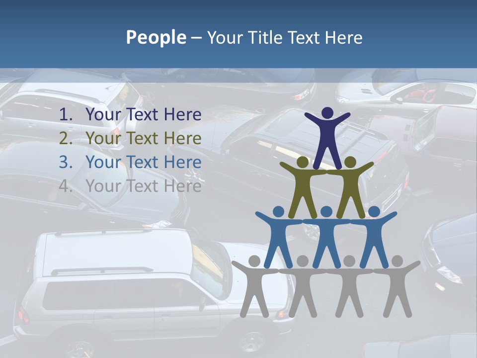 Row Emotional Road PowerPoint Template