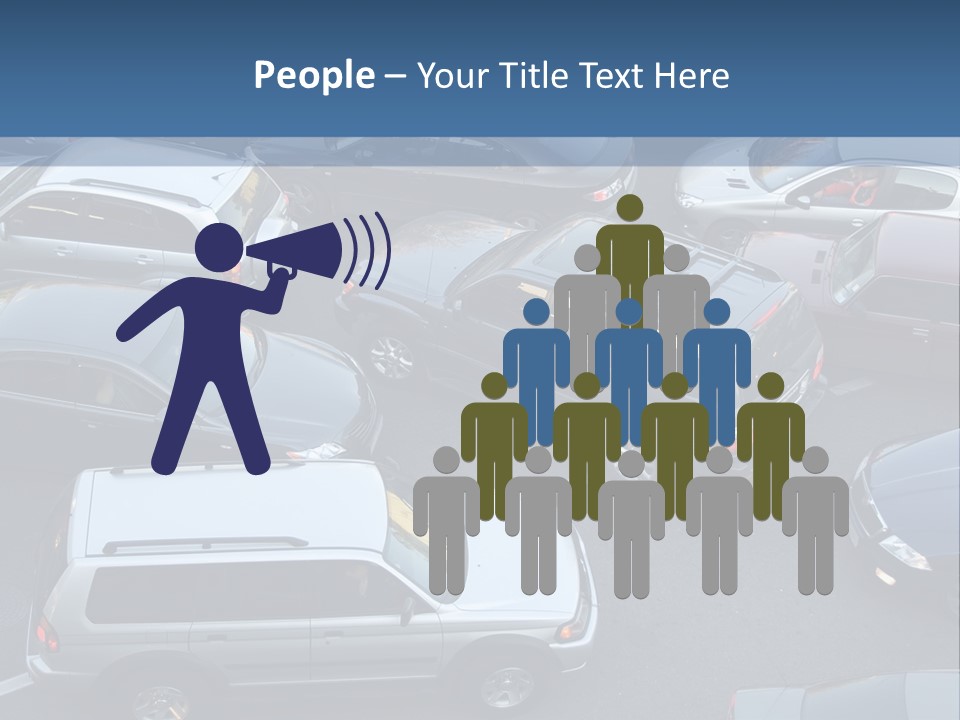 Row Emotional Road PowerPoint Template