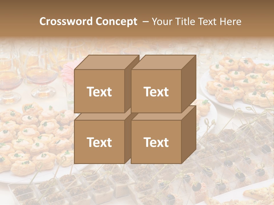 A Table Topped With Lots Of Desserts And Wine Glasses PowerPoint Template