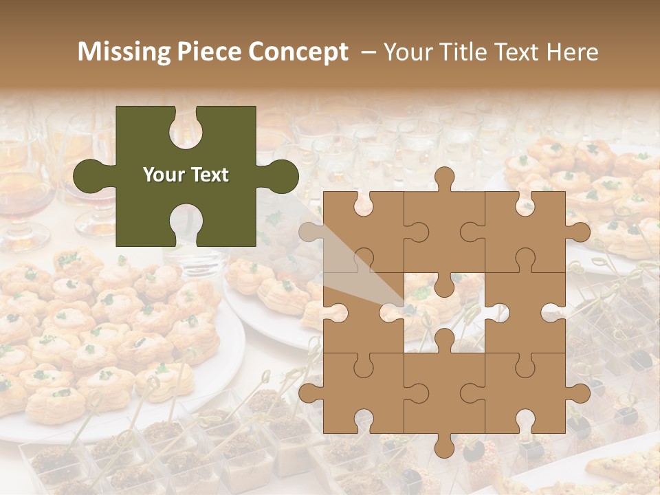 A Table Topped With Lots Of Desserts And Wine Glasses PowerPoint Template