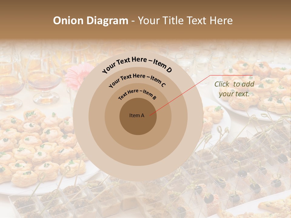 A Table Topped With Lots Of Desserts And Wine Glasses PowerPoint Template