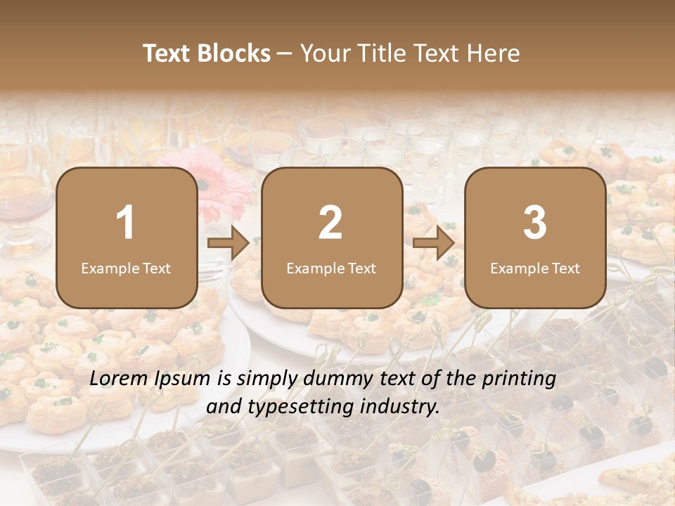 A Table Topped With Lots Of Desserts And Wine Glasses PowerPoint Template