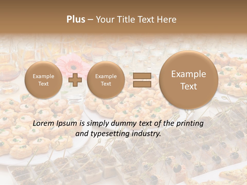 A Table Topped With Lots Of Desserts And Wine Glasses PowerPoint Template