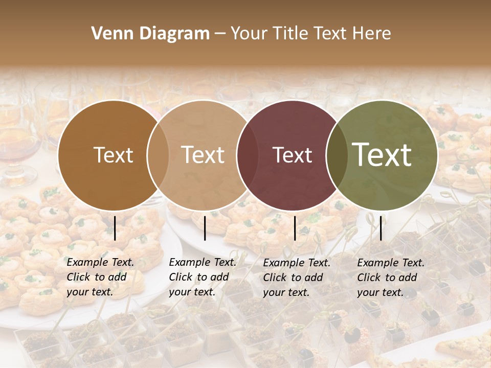 A Table Topped With Lots Of Desserts And Wine Glasses PowerPoint Template