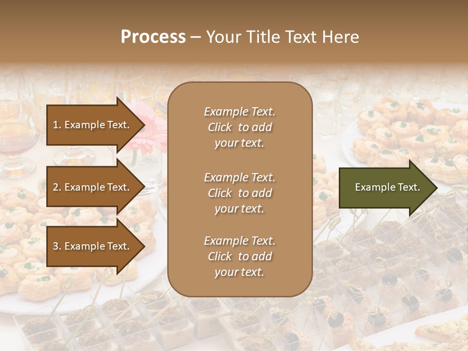 A Table Topped With Lots Of Desserts And Wine Glasses PowerPoint Template