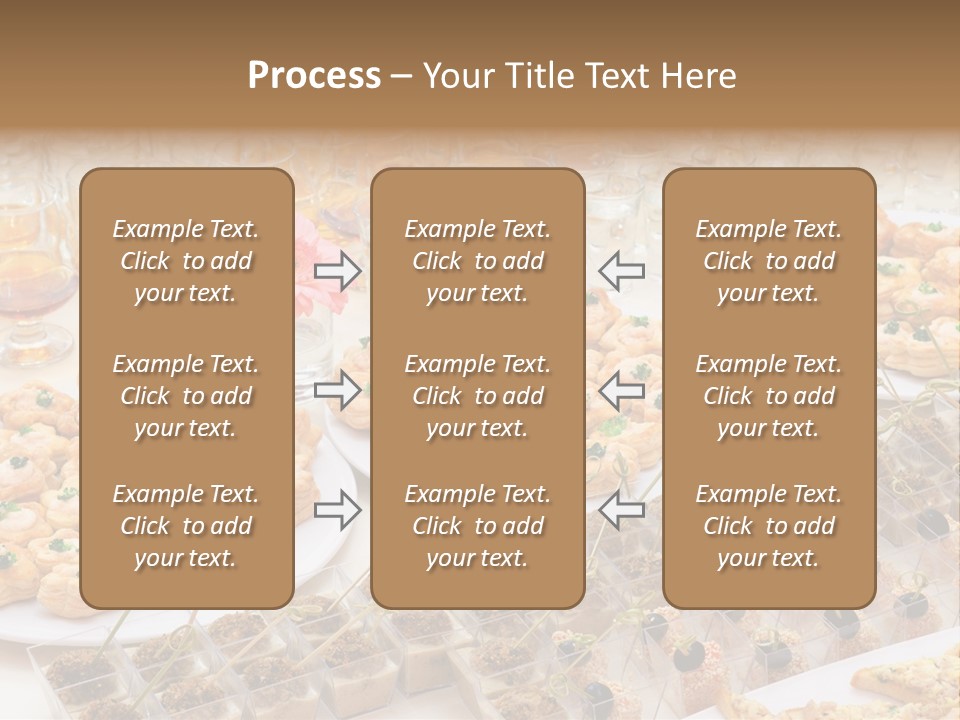 A Table Topped With Lots Of Desserts And Wine Glasses PowerPoint Template