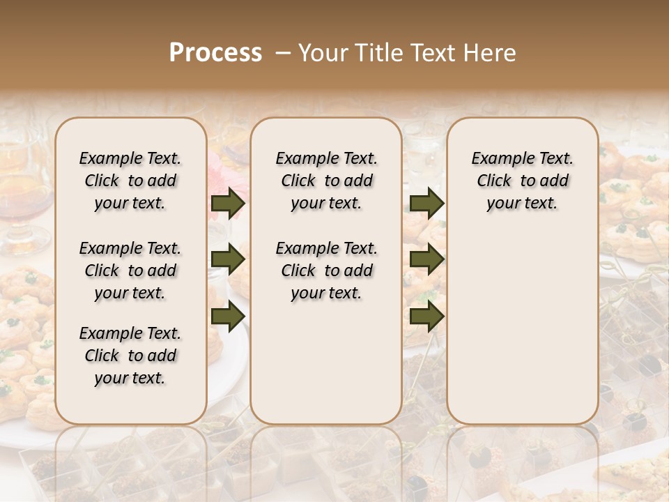 A Table Topped With Lots Of Desserts And Wine Glasses PowerPoint Template
