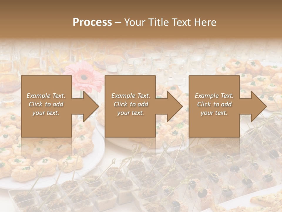 A Table Topped With Lots Of Desserts And Wine Glasses PowerPoint Template