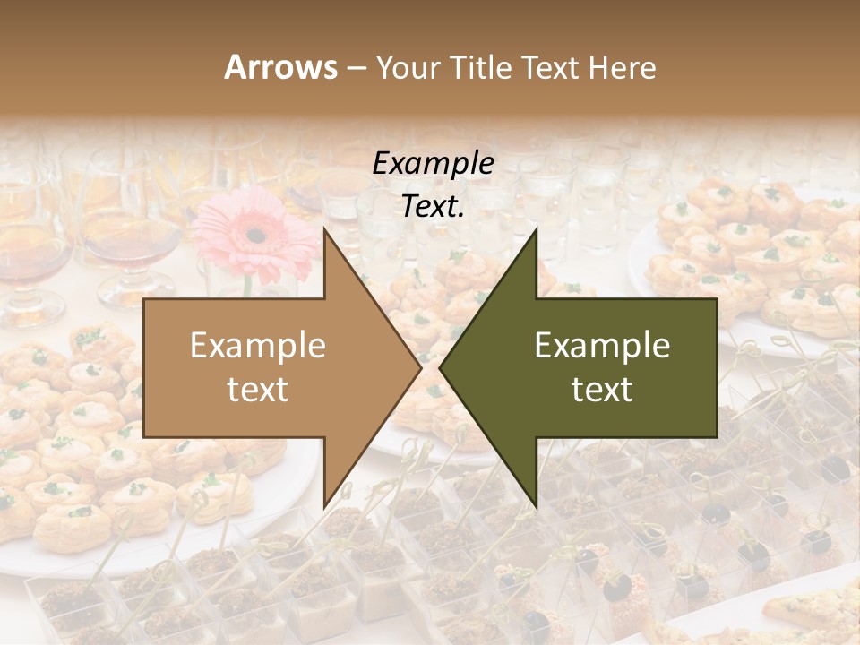 A Table Topped With Lots Of Desserts And Wine Glasses PowerPoint Template